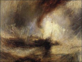 Steamer in a Snowstorm by Joseph Mallord William Turner