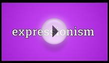 Expressionism Meaning